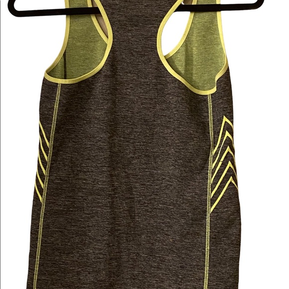 FCP Workout Tank Grey/Lime Green No Size Razorback - Picture 5 of 6